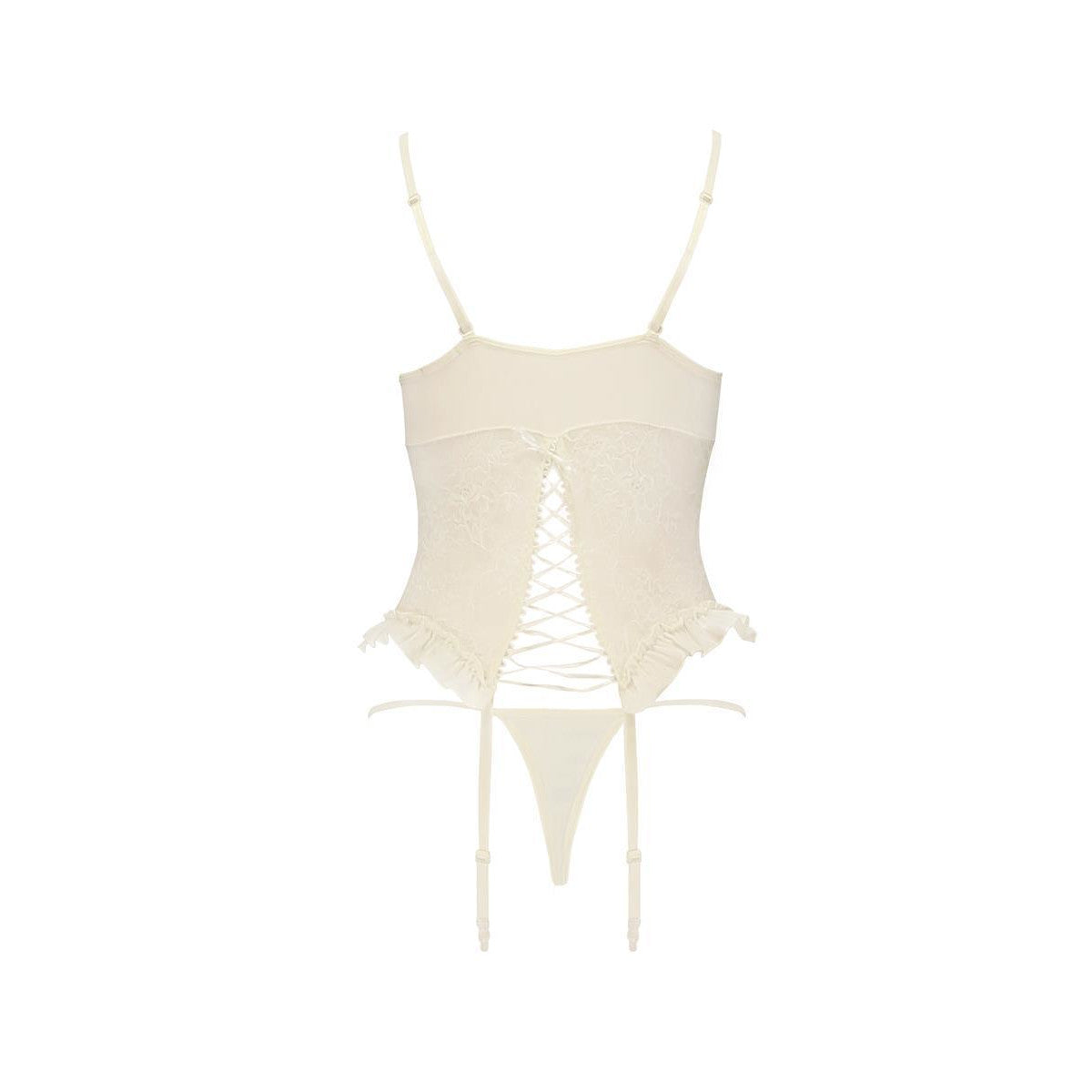 AV Bianca corset & thong ecru
