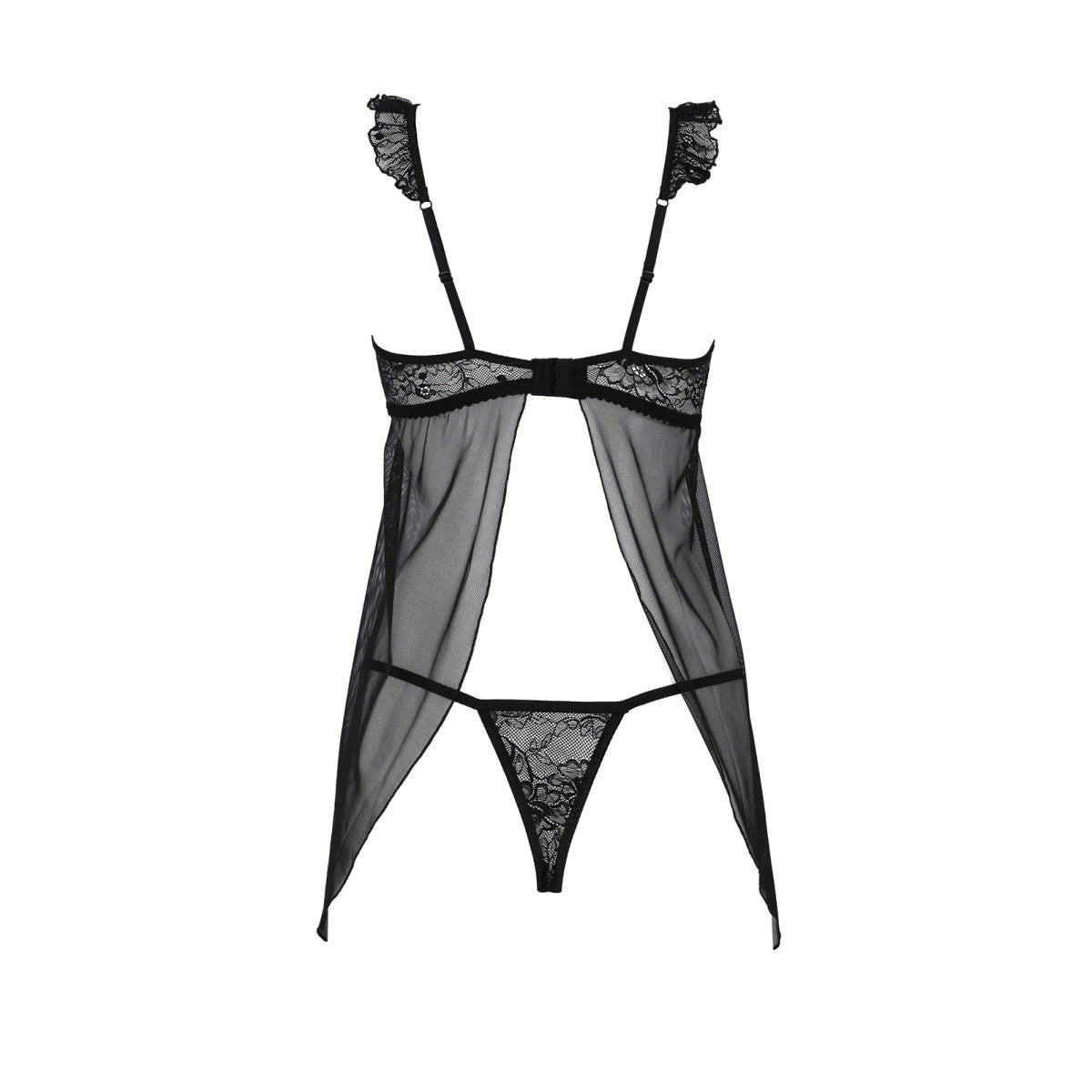 AV Milagros chemise & thong black