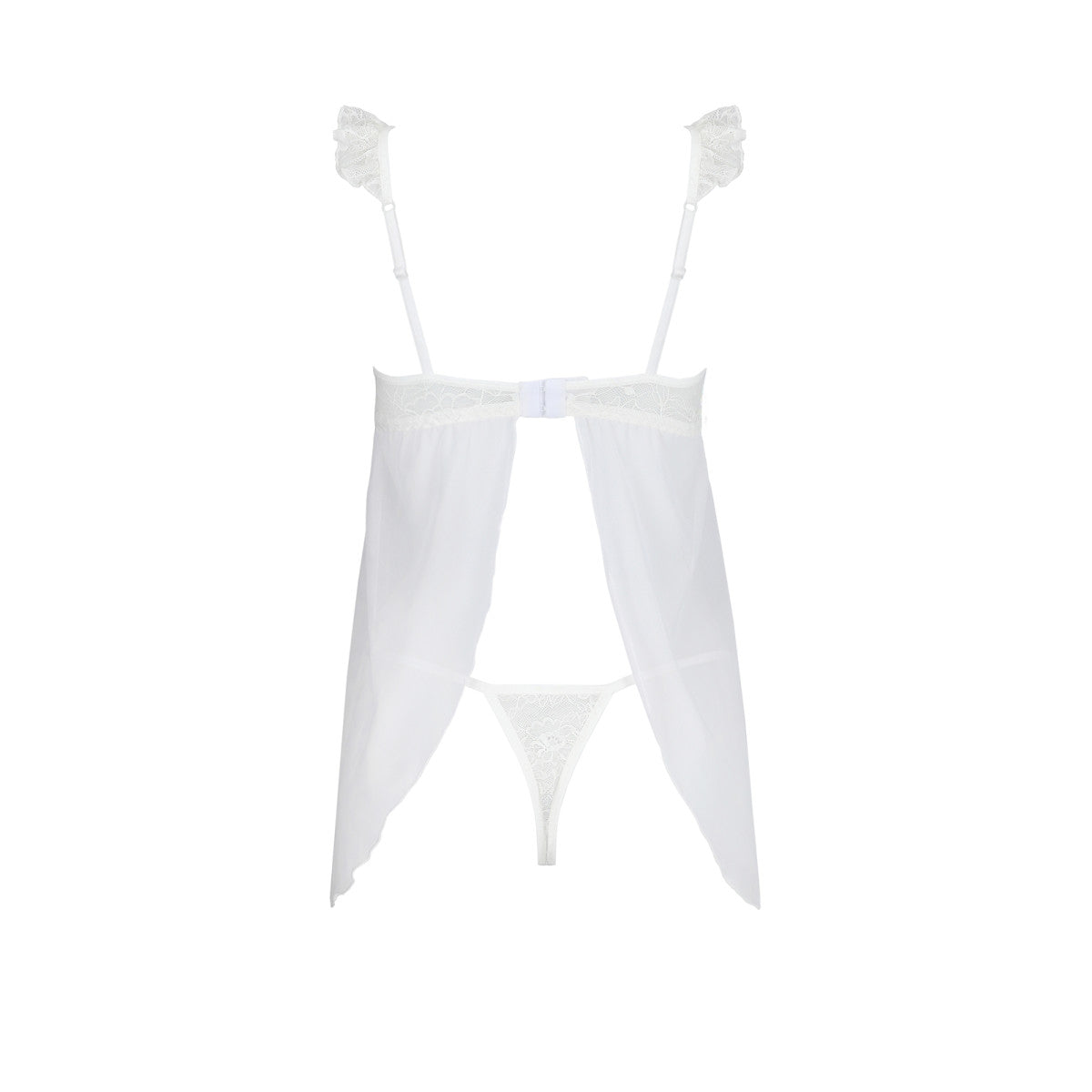 Av milagros chemise & thong white - Avanua