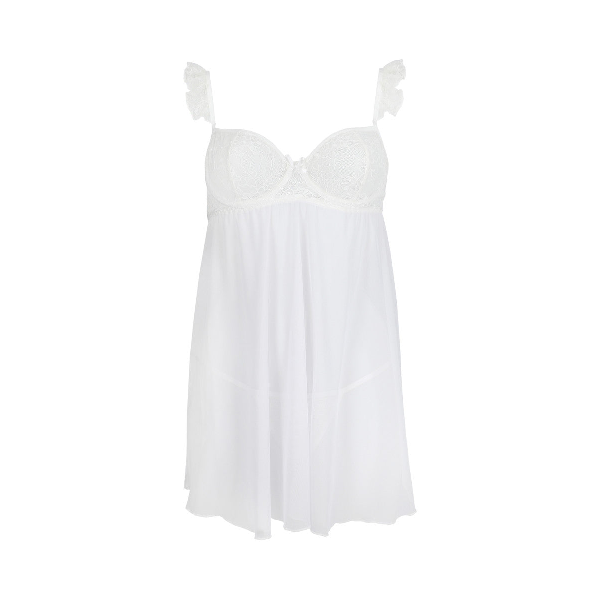AV Milagros chemise & thong white