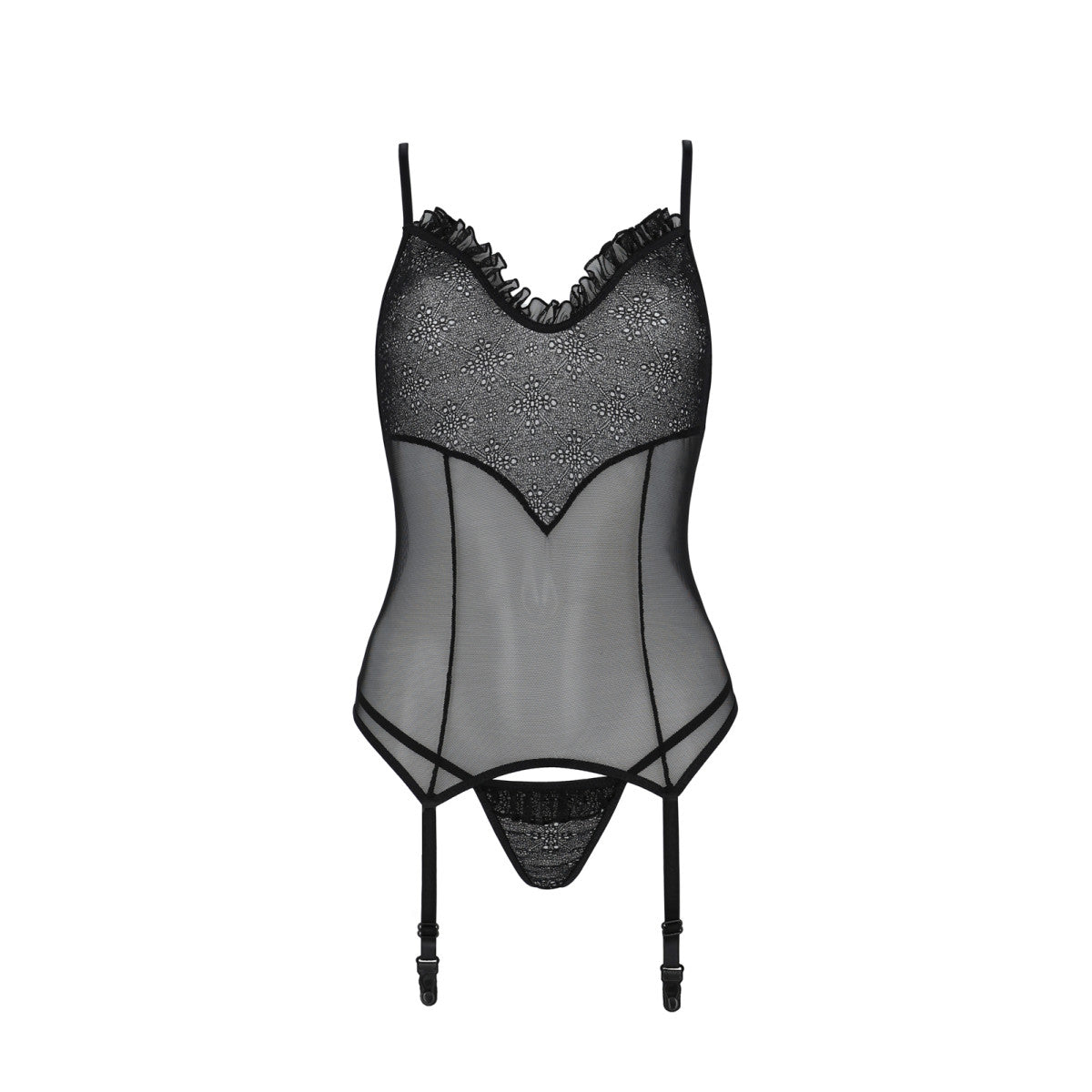 AV Odrevia corset & thong black