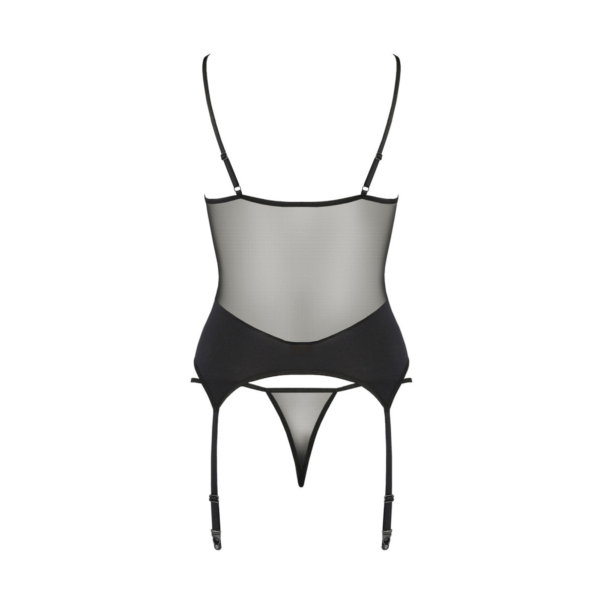 AV Quella corset & thong black