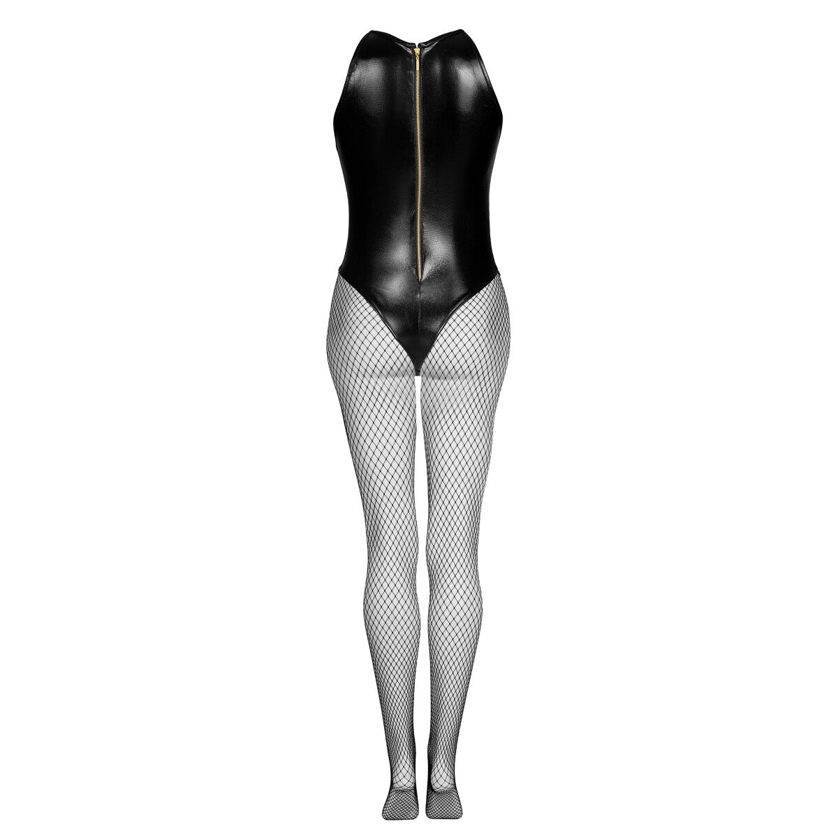 Dark kanten panty – zwart