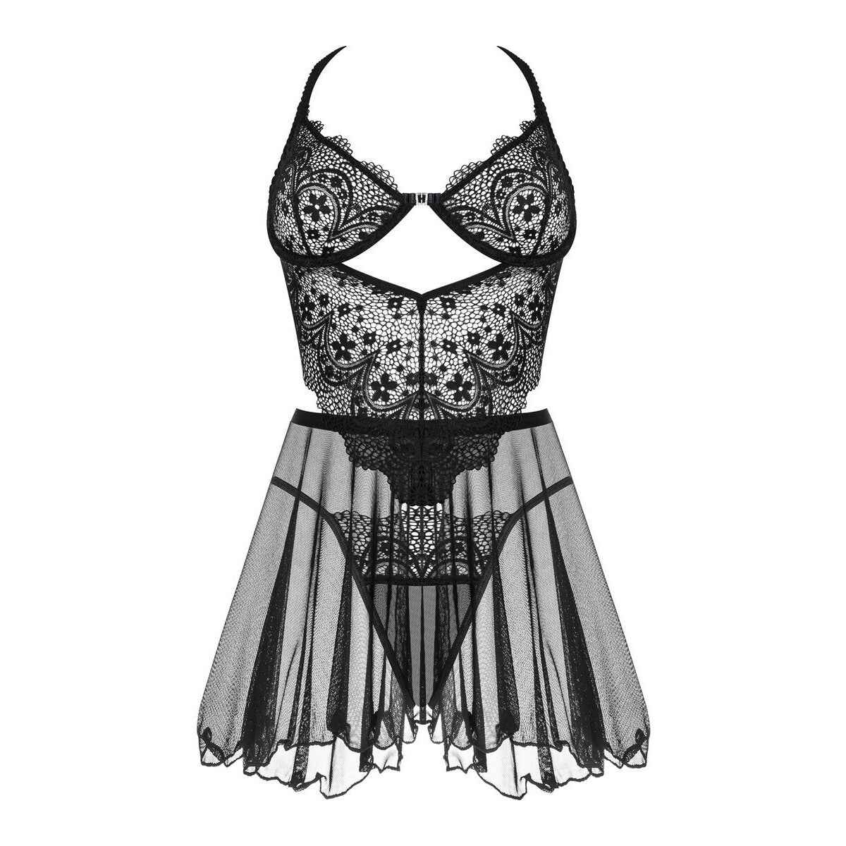 BN Dark Mirage chemise & thong black