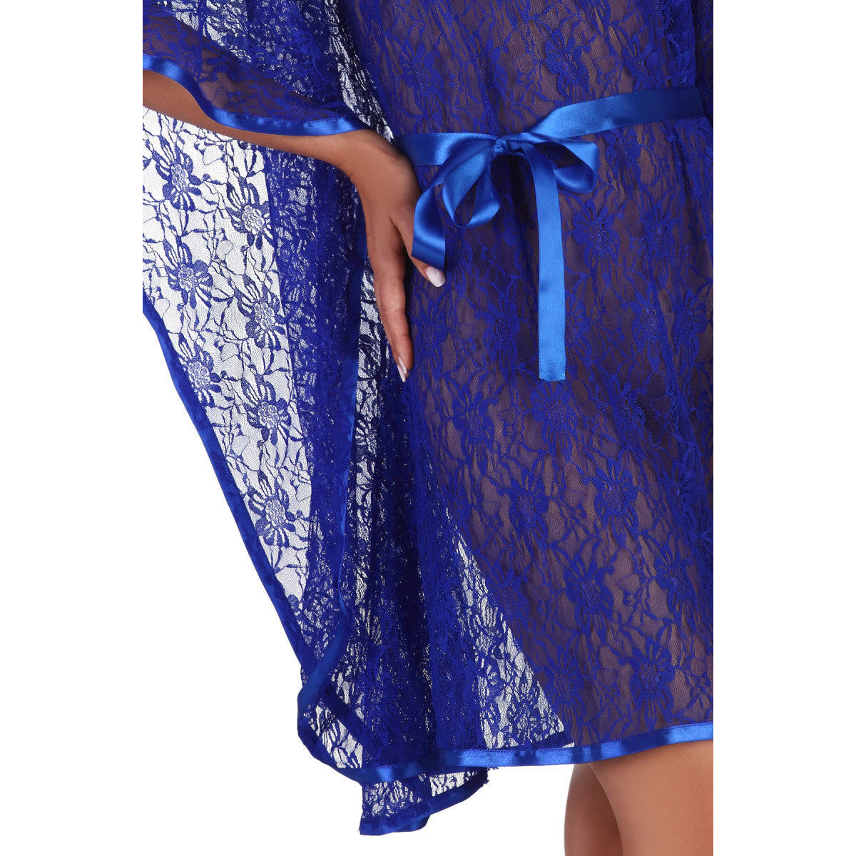 Genevieve kimono – saffierblauw