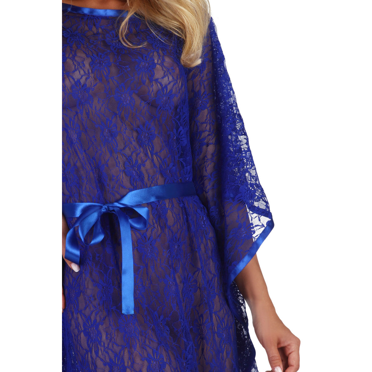 Genevieve kimono – saffierblauw