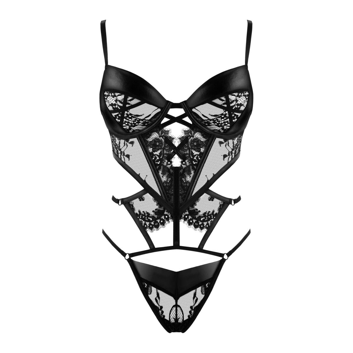 Bn leonela teddy black - Beauty Night Fashion