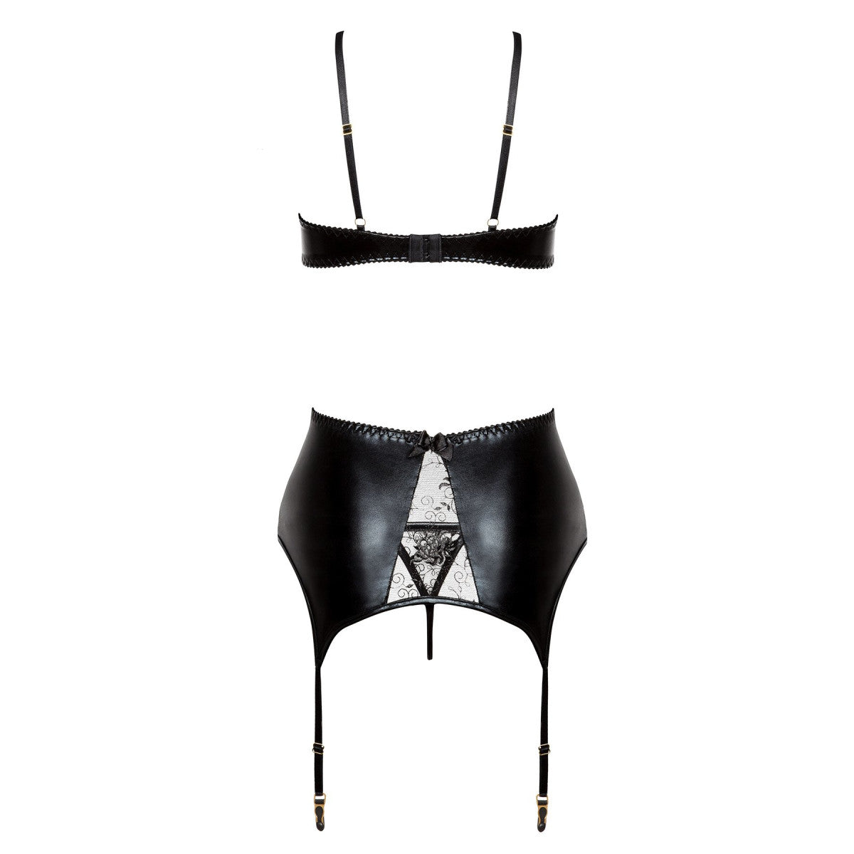 Narine lingerieset 3-delig – zwart