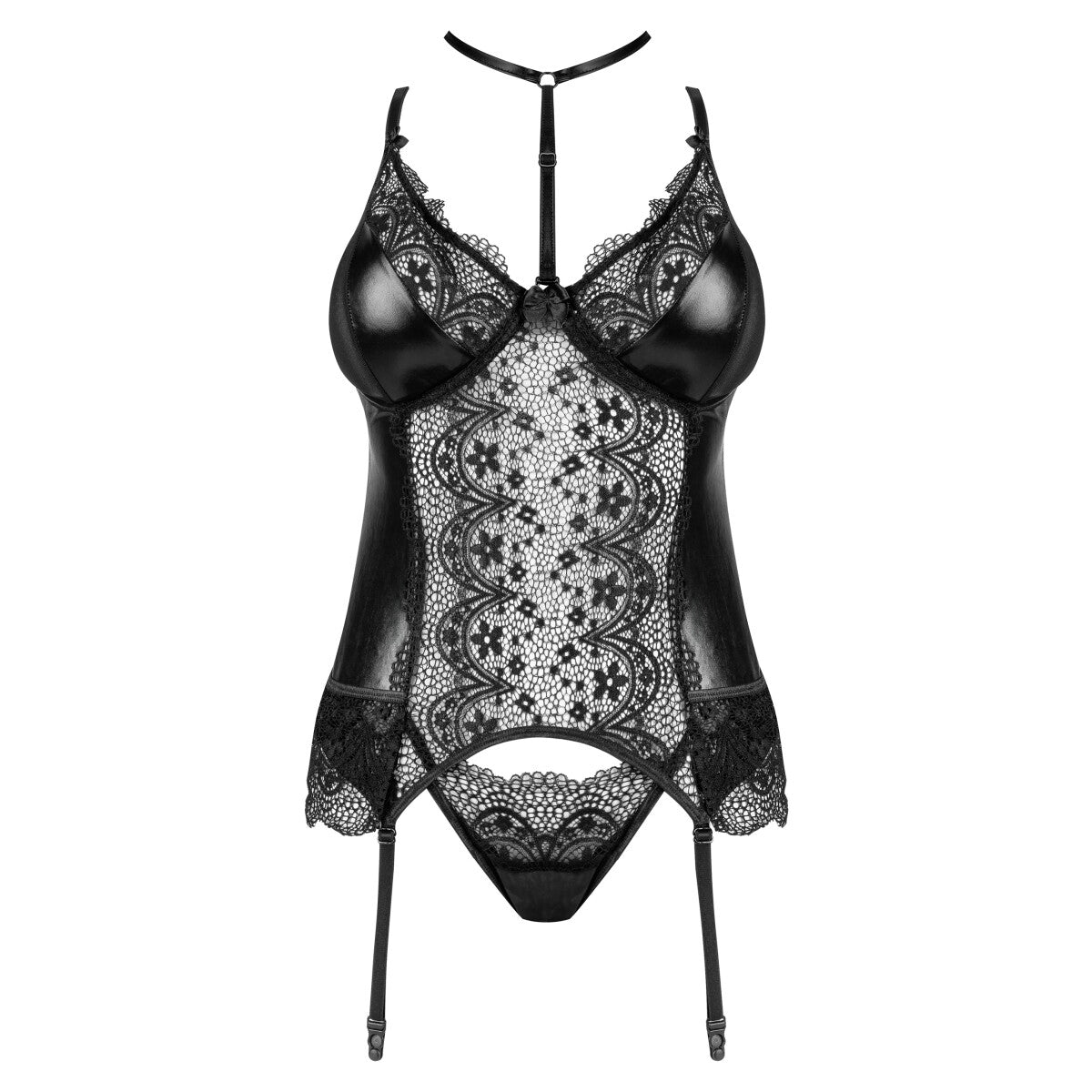 BN Noir Fantasy korset &amp; string zwart