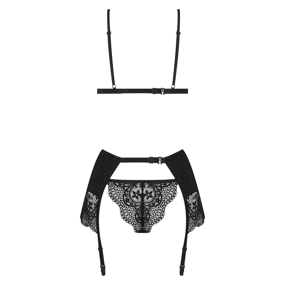 Bn obsidian desire 3pcs set black - Beauty Night Fashion