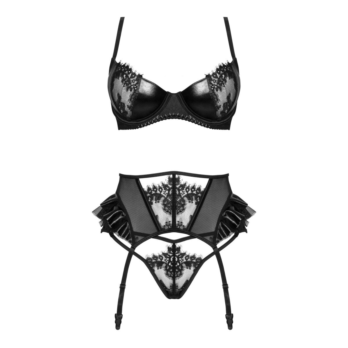 Bn rafaella 3pcs set black - Beauty Night Fashion