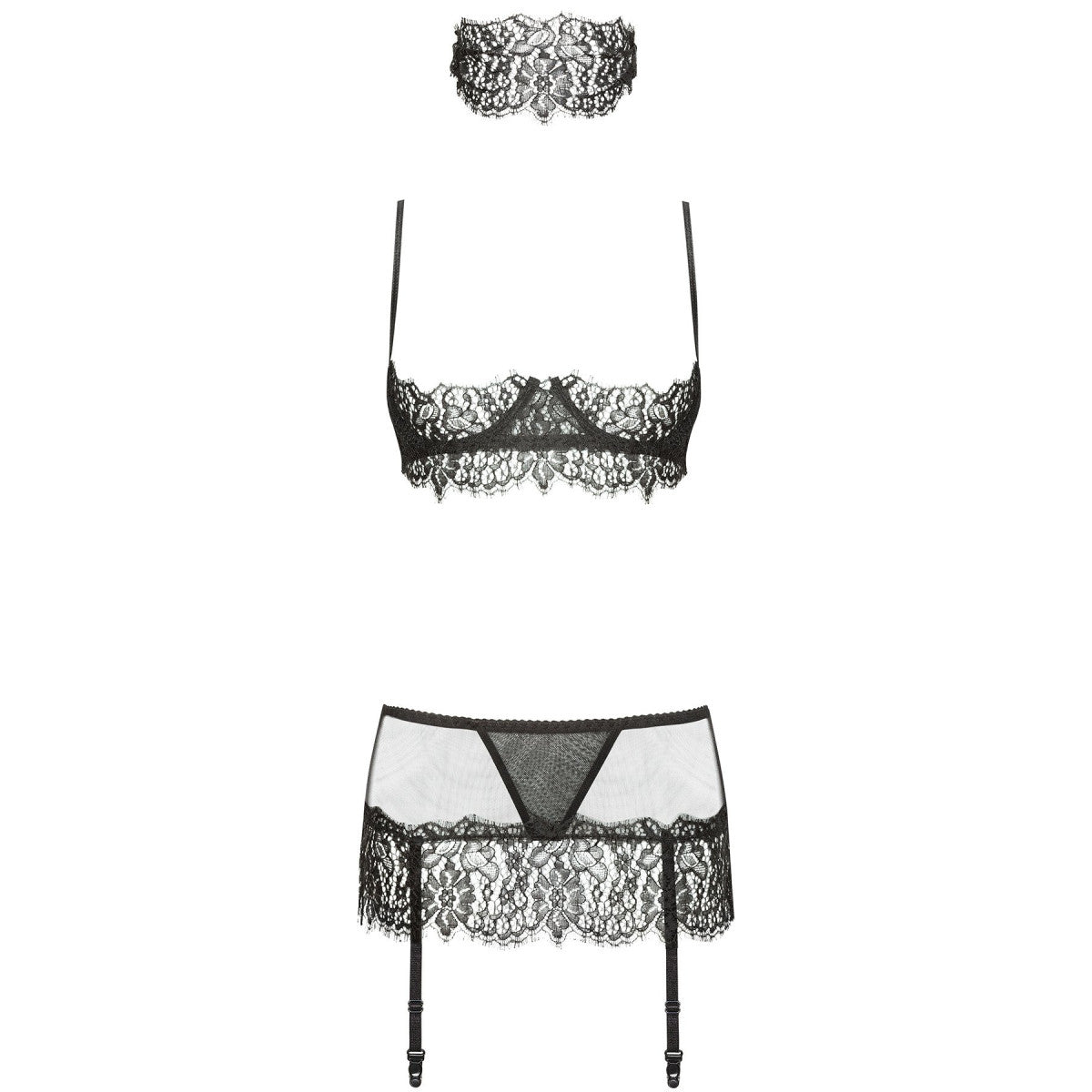 Serenity lingerieset – zwart