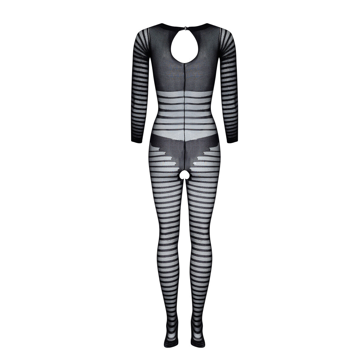 Ximena bodystocking met open kruis – zwart – detail 5