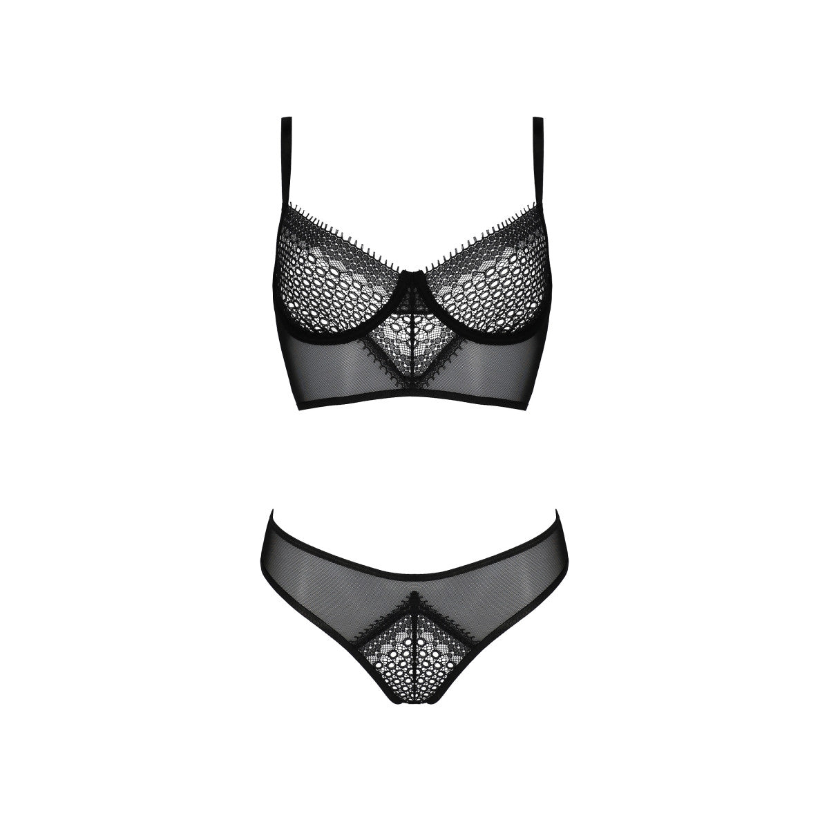 Denerys bustier 2-delig – zwart