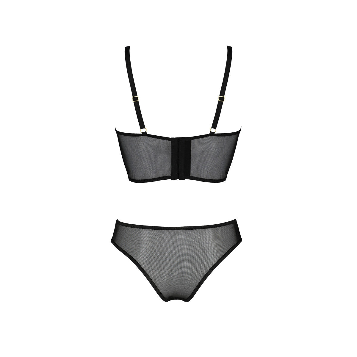 Denerys bustier 2-delig – zwart