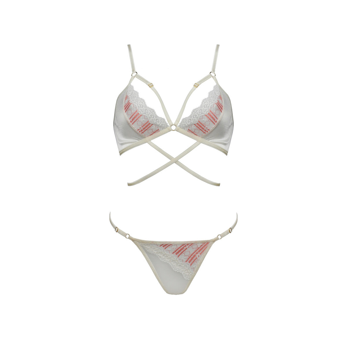 Eliza bh-set – ecru