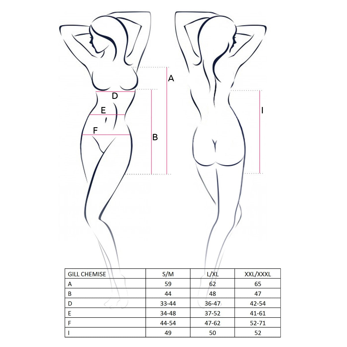 Gill kanten babydoll – koraal-zwart