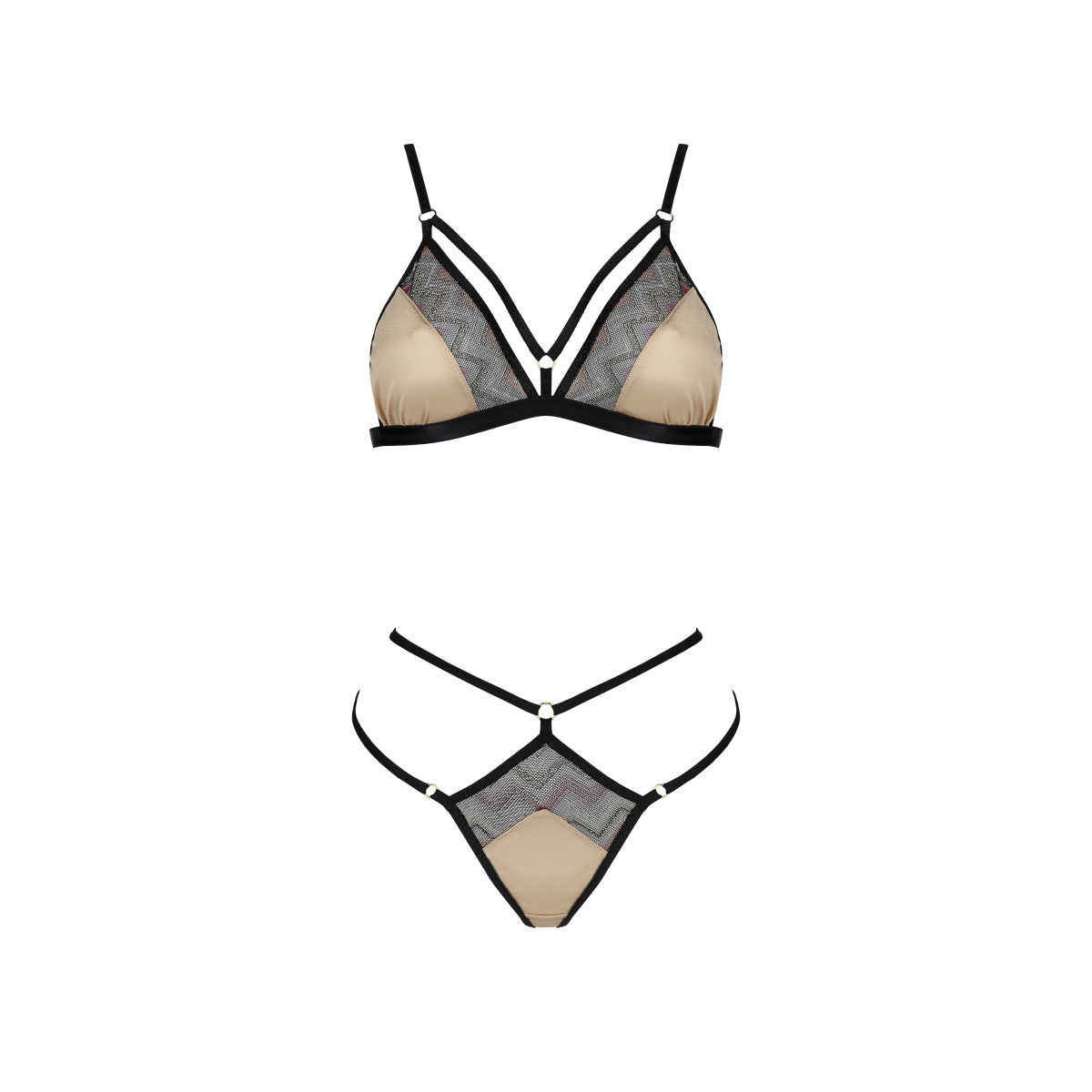 Indila bh-set – goud – detail 4