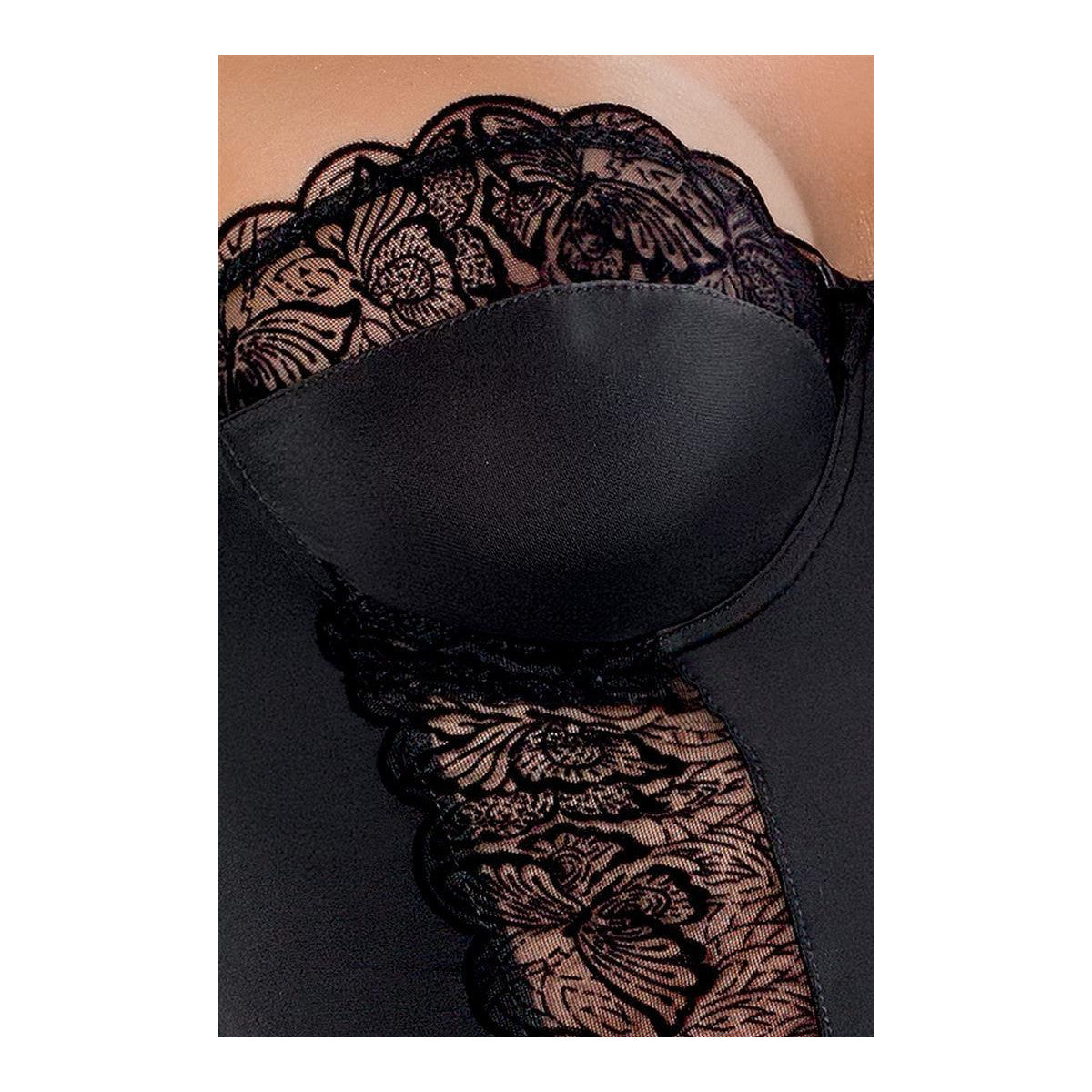 Kalia kanten babydoll – zwart