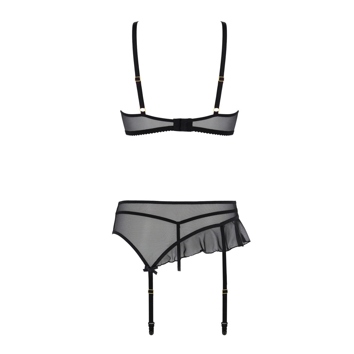 Kitasana lingerieset – zwart-paars