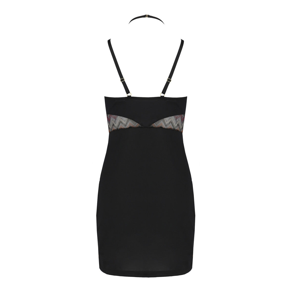 Lagerta babydoll met beugels – zwart van Dare2Live – zwart