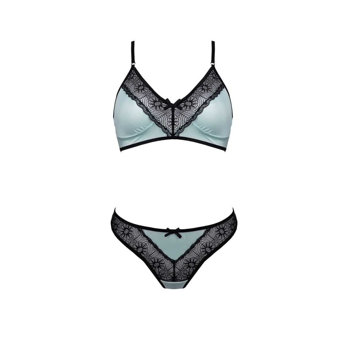 Sidra bh-set 2-delig – mintgroen – detail 2