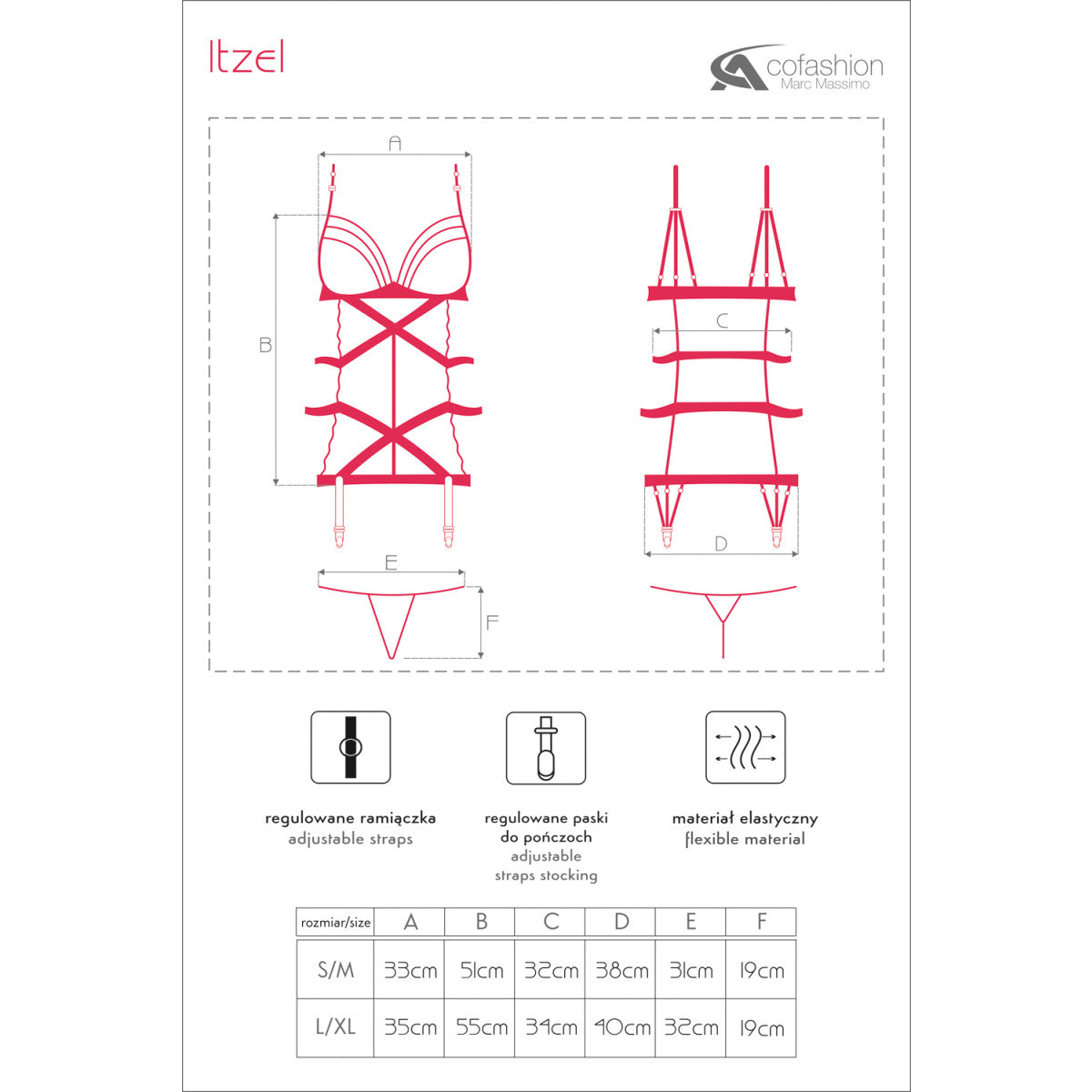 Itzel lingerieset – zwart