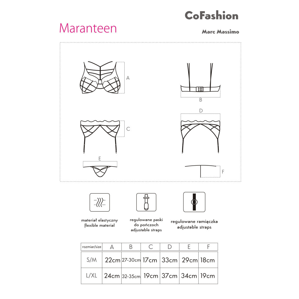 Maranteen lingerieset – blauw