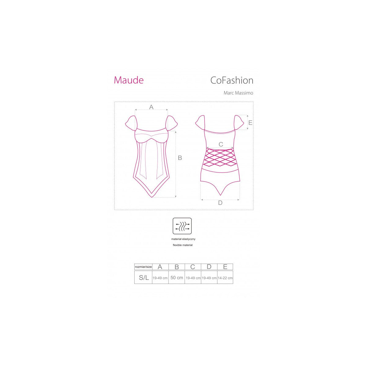 Maude body – zwart