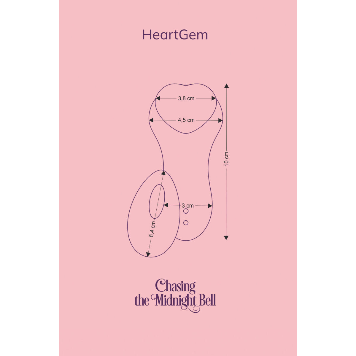 F005 heartgem blauw - Fairygasm