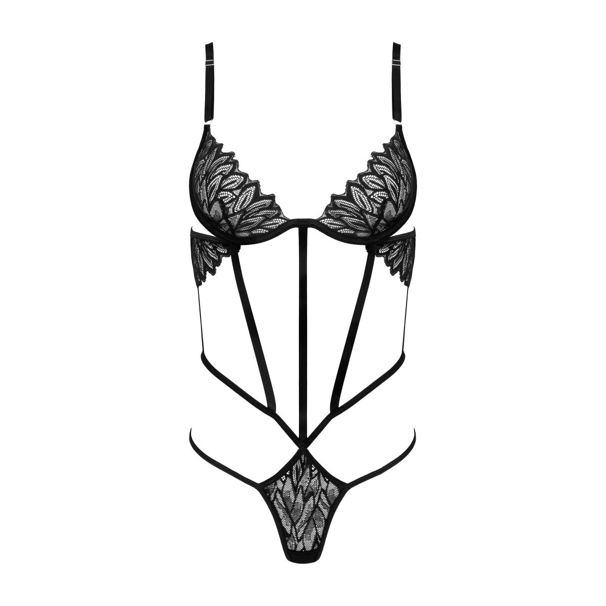 BD102 kanten body – zwart – detail 3