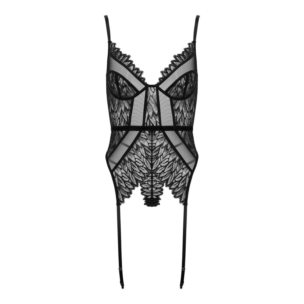 KO CO102 corset & thong black