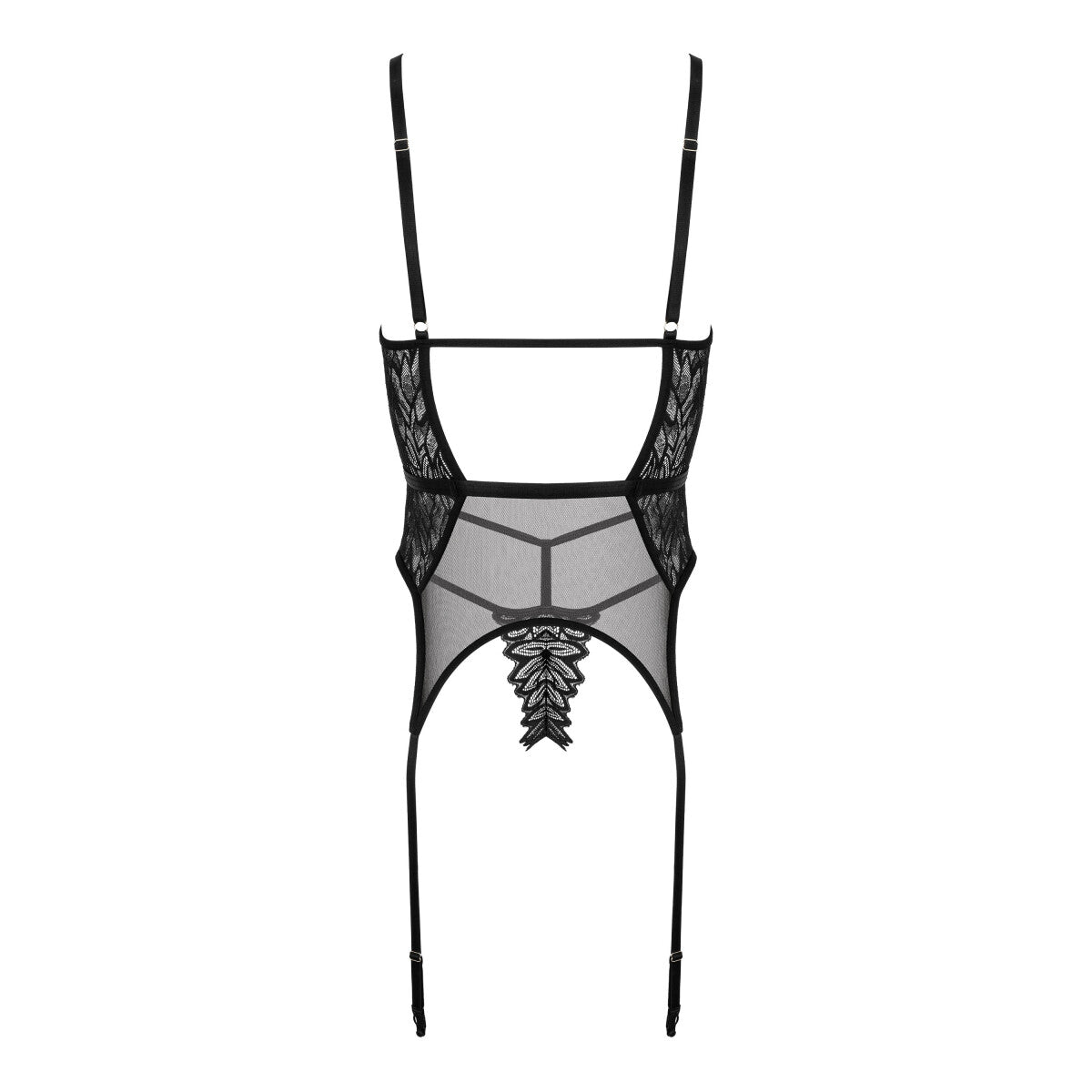KO CO102 corset & thong black