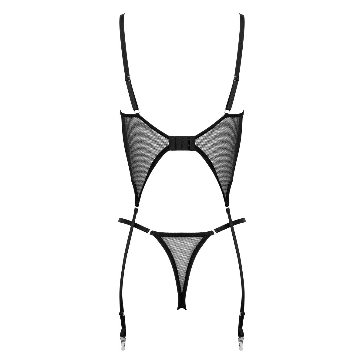 KO CO103 corset & thong black