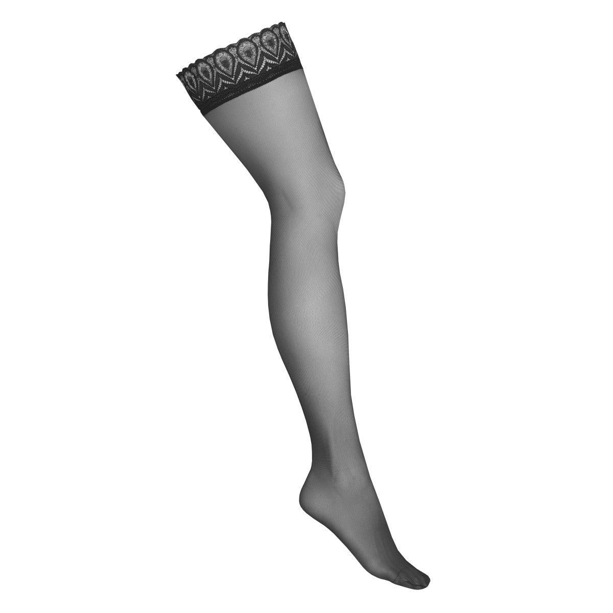 H006 hold-up kousen – zwart – detail 4