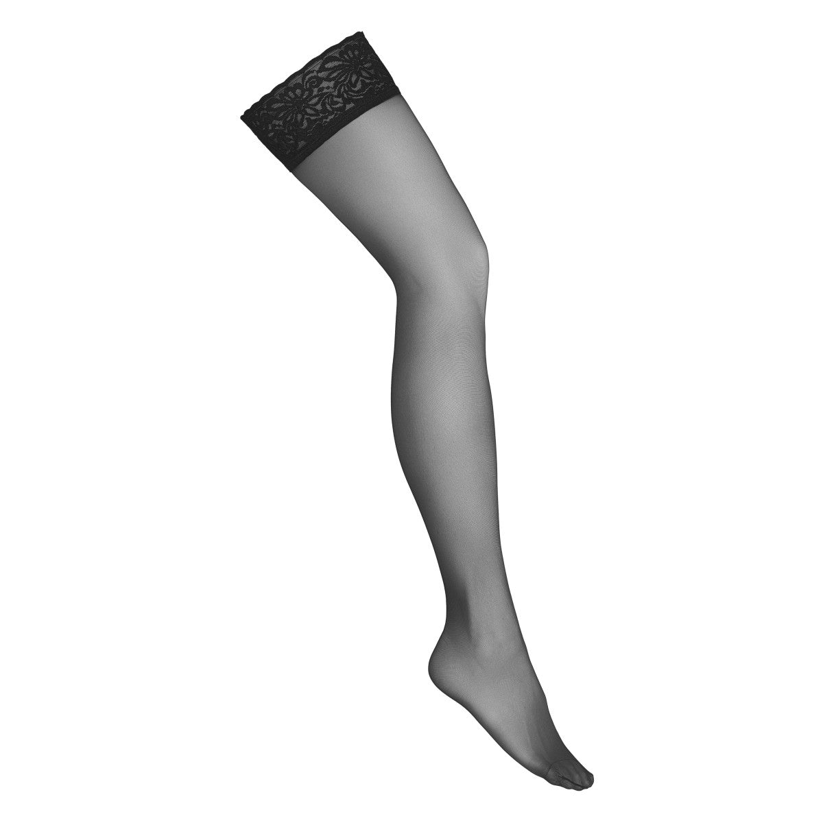 H011 hold-up kousen – zwart – detail 4