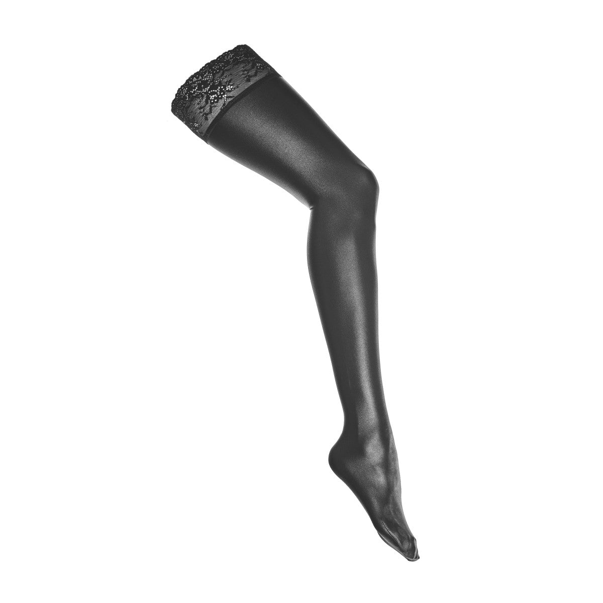 KO H027 hold ups wetlook black