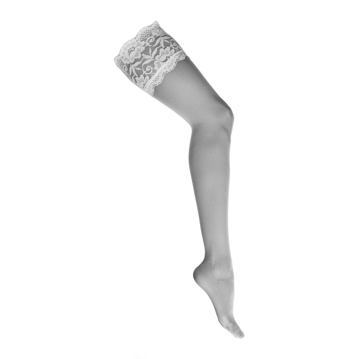 KO H029 hold ups white 20den