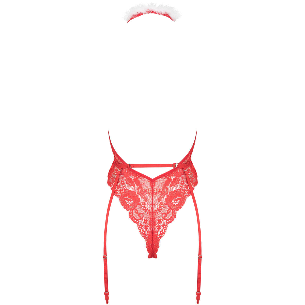 Ko kristinella body red-white - Kotek