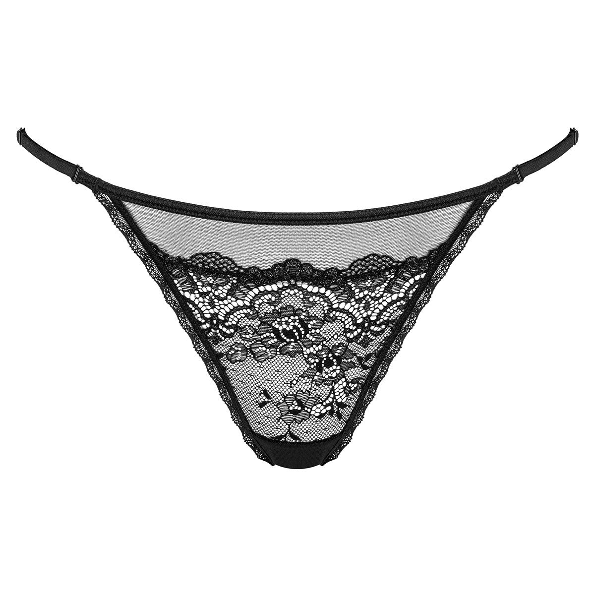 ST002 string – zwart-beige