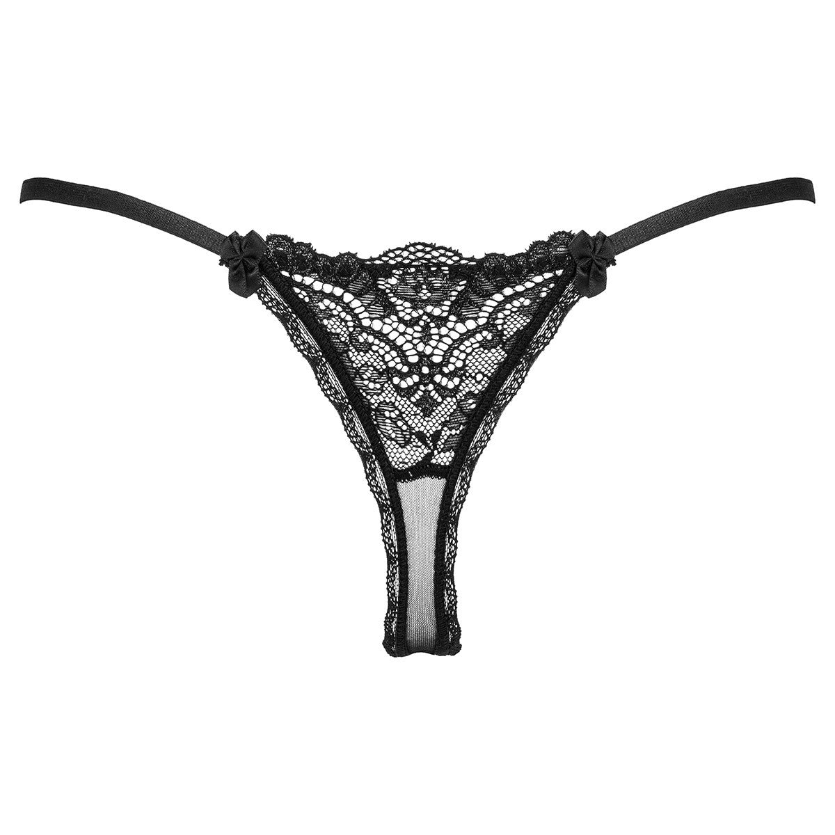 ST002 string – zwart-beige – detail 3