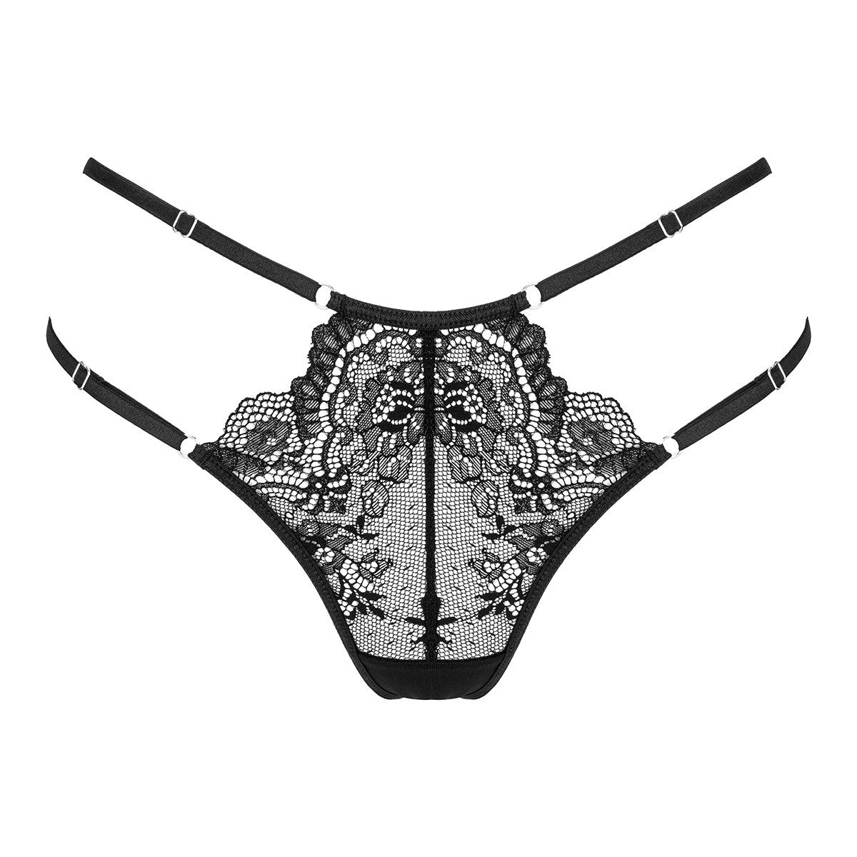 ST003 string – zwart-beige