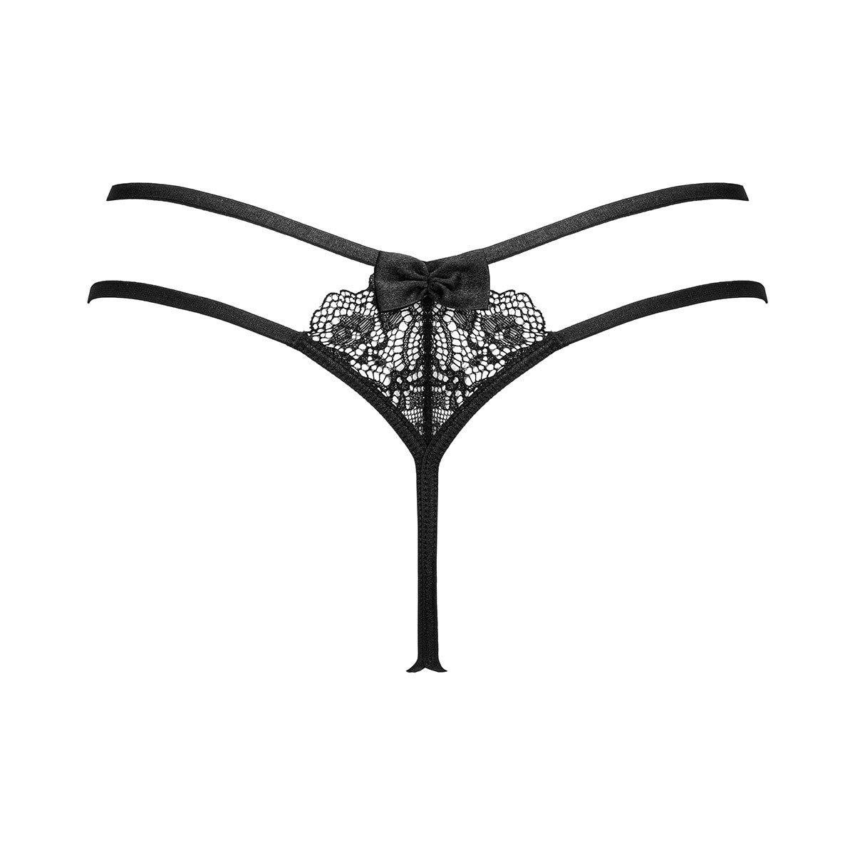 ST003 string – zwart-beige – detail 3