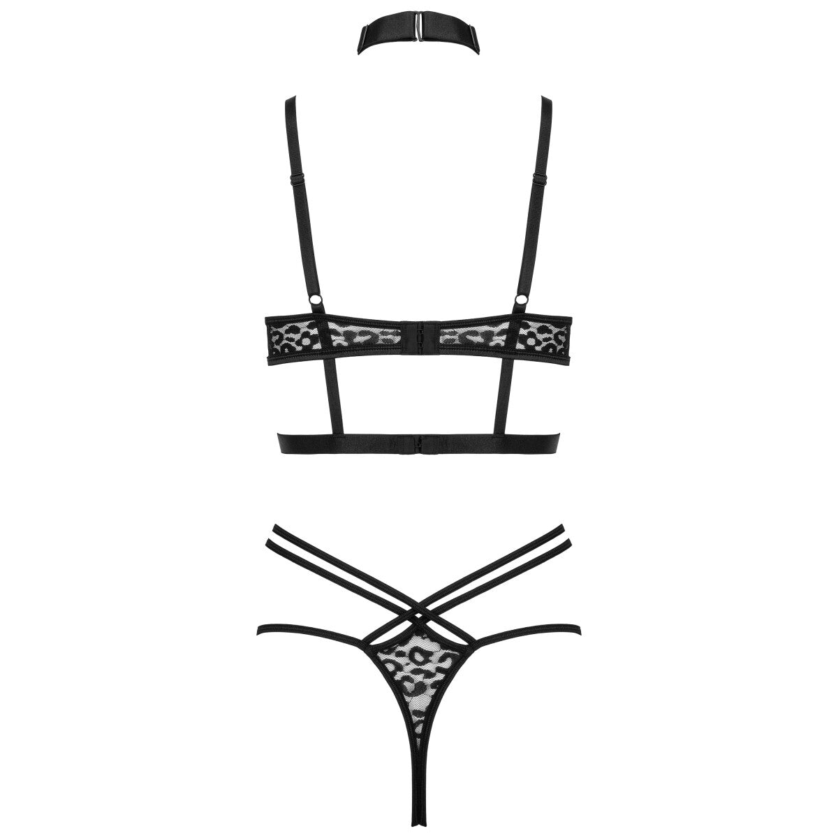 TP106 bh-set met beugels – zwart