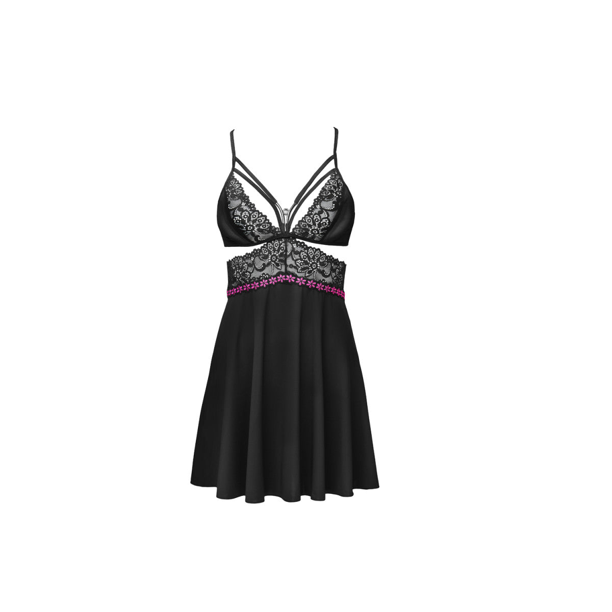 Collyna babydoll – zwart