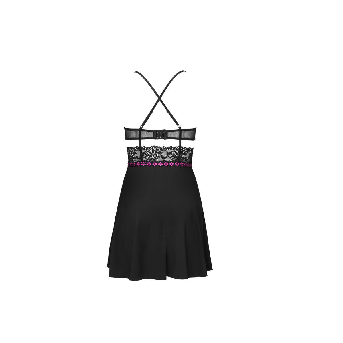 Collyna babydoll – zwart
