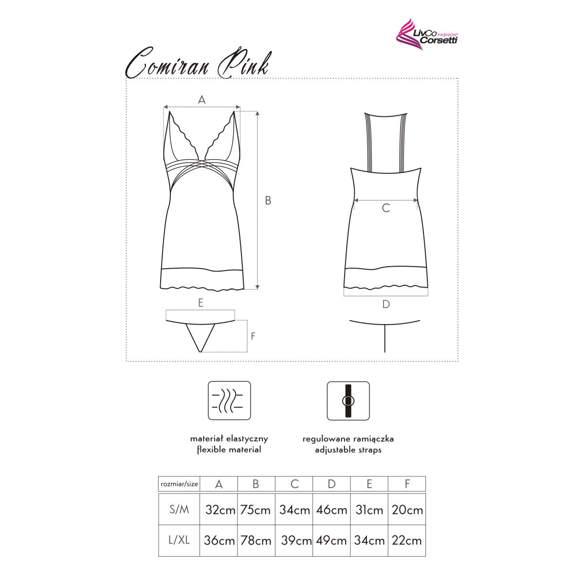Comiran babydoll – zwart van Dare2Live – zwart