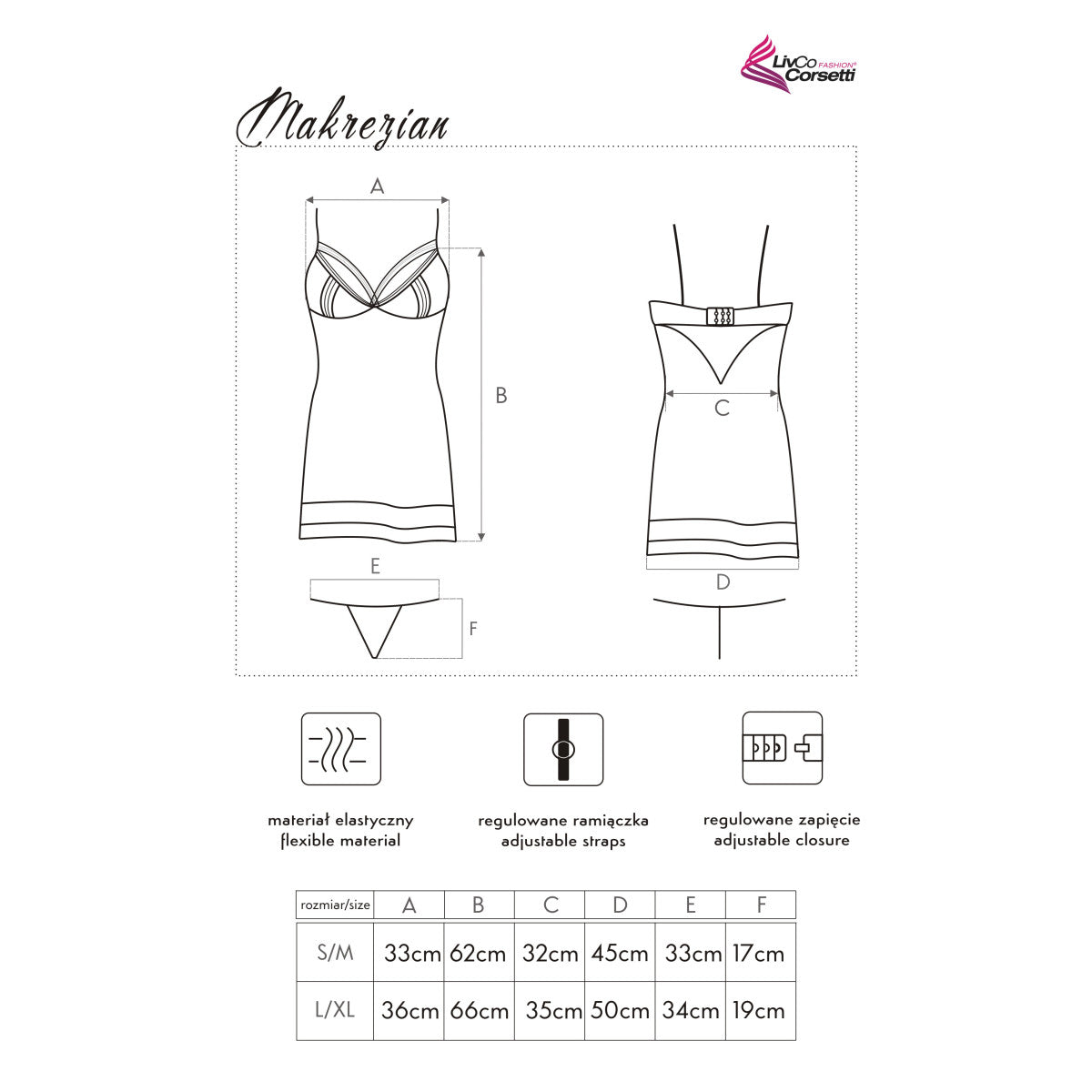 LC Makrezian chemise black