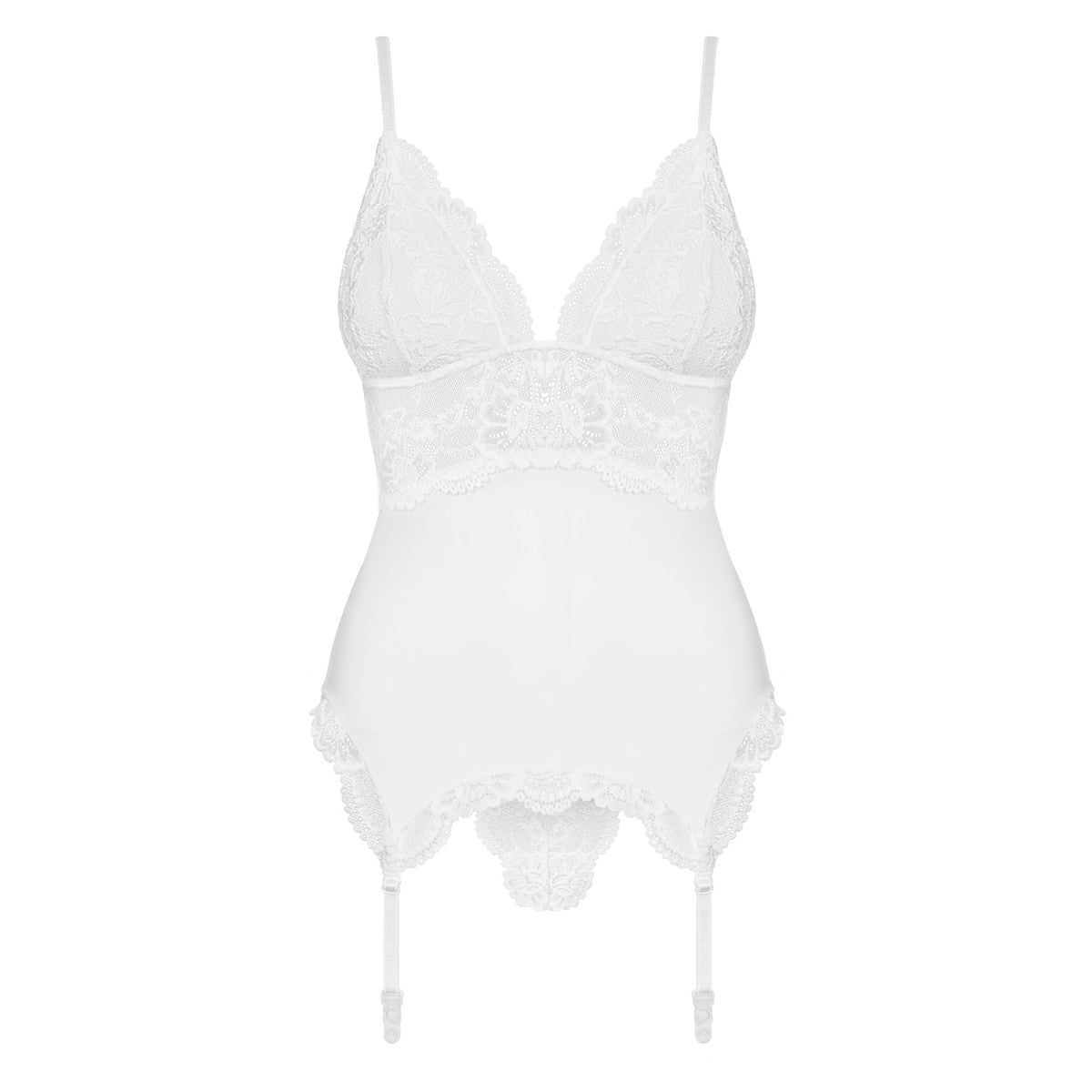 OB 810-COR-2 corset & thong white