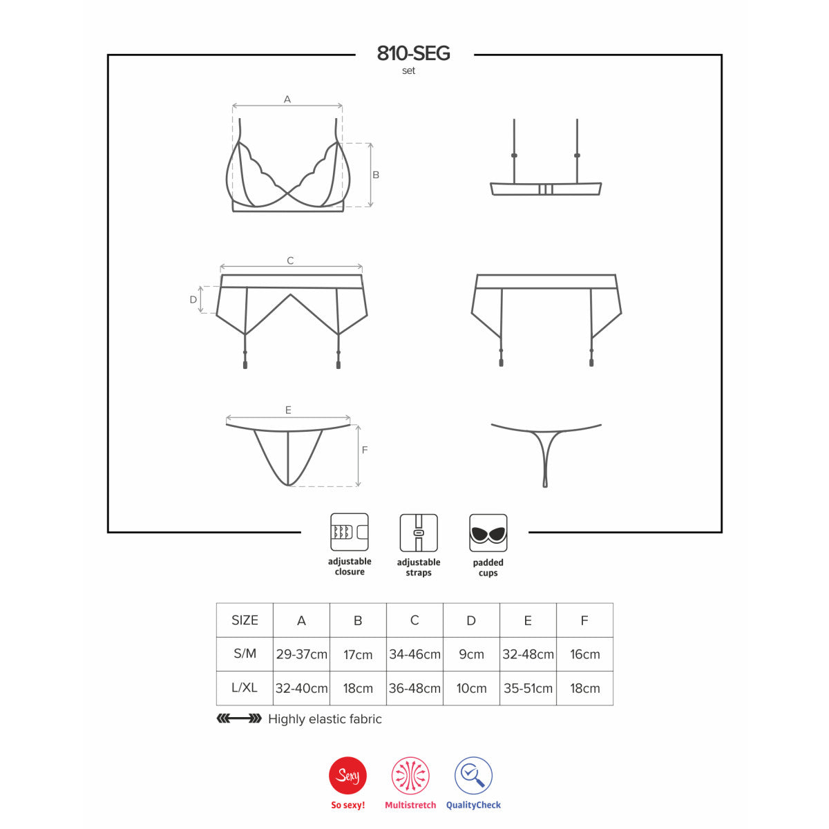 OB 810-SEG-5 3 pcs set koraal